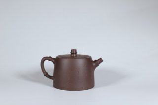 《竹節漢鐸》宜興紫砂壺民間藝人手工紫泥漢鐸壺茶具泡茶壺 《竹節漢鐸》宜興紫砂壺民間藝人手工紫泥漢鐸壺茶具泡茶壺