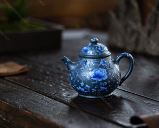 全手工點彩潘壺 全手工點彩潘壺