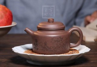 《德鐘》宜興紫砂壺仿古純手工實力派名家黃龍山段泥泡茶壺茶具德鐘 《德鐘》宜興紫砂壺仿古純手工實力派名家黃龍山段泥泡茶壺茶具德鐘